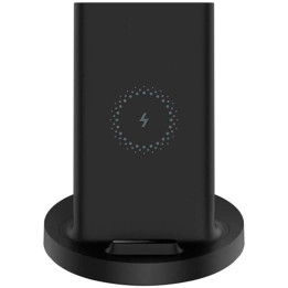 Индукционно зарядно Xiaomi Mi 20W Wireless Charging Stand, 20W, USB-C, Qi стандарт, черно - GDS4145GL - 1