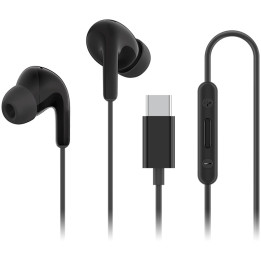 Слушалки Xiaomi Type-C Earphones, USB Type-C, с микрофон, IP54, черни - BHR8930GL - 1