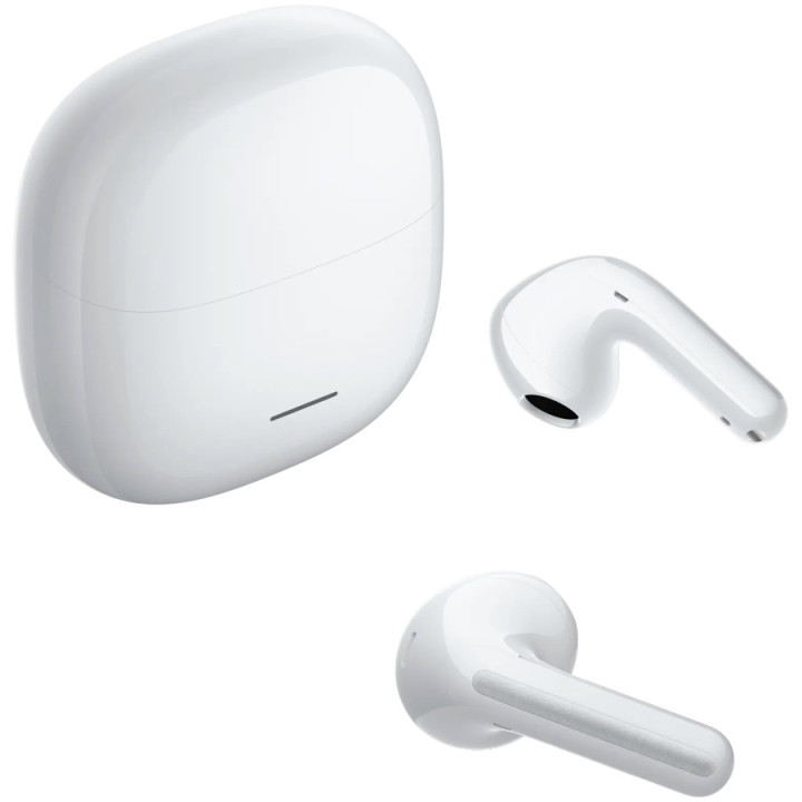 Безжични слушалки Xiaomi Redmi Buds 8 Active, Bluetooth 5.4, 14.2mm говорители, IP54, Бял - BHR08JUGL - 2