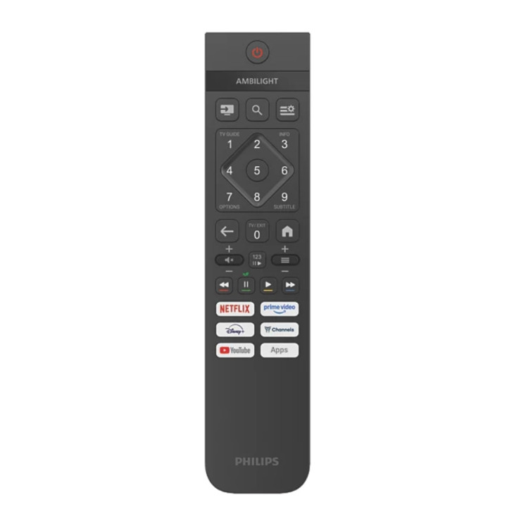 Телевизор Philips 50PUS7001/12, 50" (127 cm) 4K UHD LED, 3840x2160, Smart TV, DVB-T/T2/T2-HD/C/S/S2, HDR10+, Dolby Atmos, Titan 