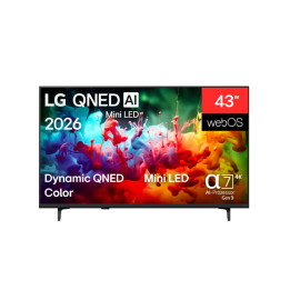 Телевизор LG 43" (109cm) 4K QNED MiniLED Smart TV, 3840x2160, webOS ThinQ AI, HDR10, WiFi 5, Bluetooth 5.3 - 43QNED71B3B - 1