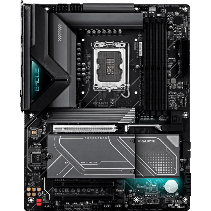 Дънна платка GIGABYTE Z890 EAGLE WIFI7 PLUS, Intel Z890, LGA1851, DDR5 9466+MT/s (OC), PCIe 5.0, Wi-Fi 7, 2.5GbE - 7