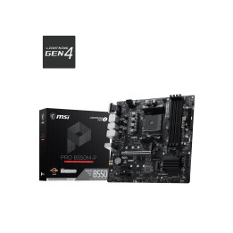 Дънна платка MSI PRO B550M-P, Socket AM4, AMD B550, 4x DDR4, mATX - 911-7C95-201 - 1