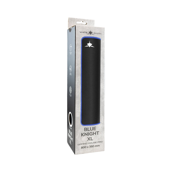 Геймърски пад за мишка White Shark Blue Knight XL, 800x350x3mm, текстил - BLUE-KNIGHT-XL - 3