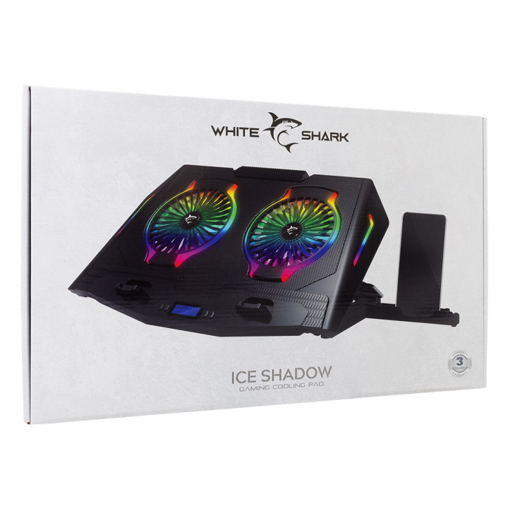 Охлаждаща подложка за лаптоп White Shark ICE SHADOW, до 17.3" - SBX00285 - 7