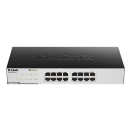 Суич D-LINK GO-SW-16G, 16 портов, Gigabit - GO-SW-16G/E