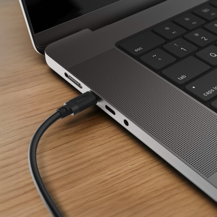 Кабел HAMA USB-C - USB-C, 60W, 2m, черен - HAMA-201808 - 2