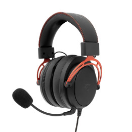 Геймърски слушалки White Shark Gorilla, 53mm, Stereo 2.0, 3.5mm jack - GORILLA-BLACK/RED - 1