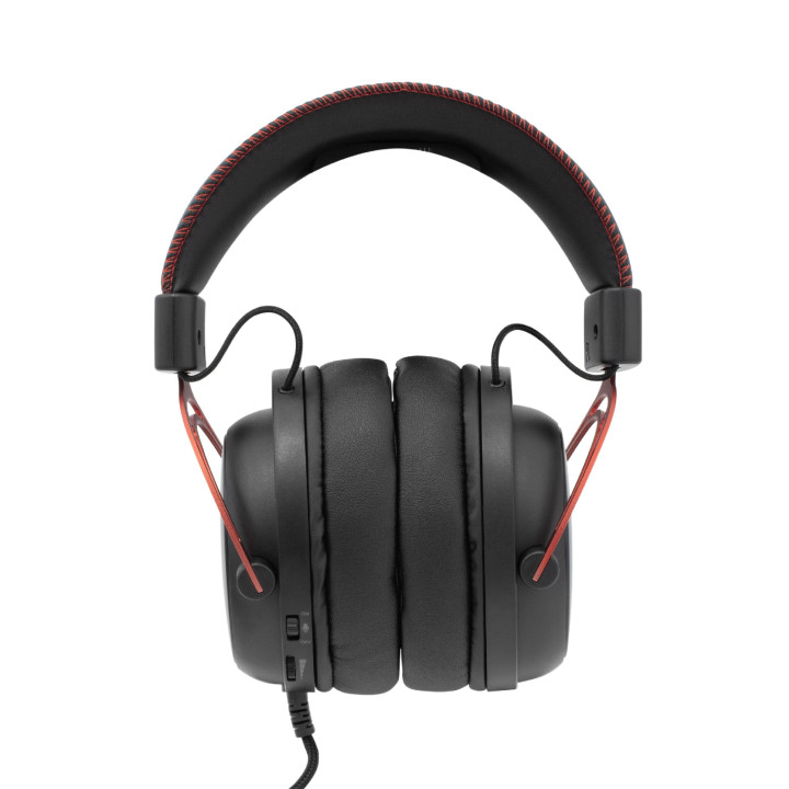 Геймърски слушалки White Shark Gorilla, 53mm, Stereo 2.0, 3.5mm jack - GORILLA-BLACK/RED - 3