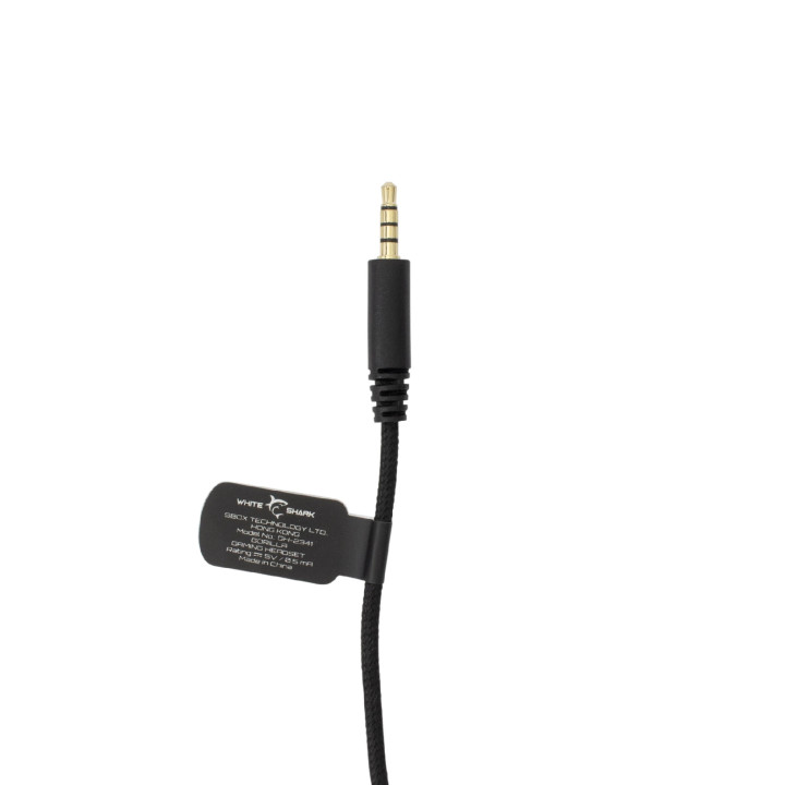 Геймърски слушалки White Shark Gorilla, 53mm, Stereo 2.0, 3.5mm jack - GORILLA-BLACK/RED - 6