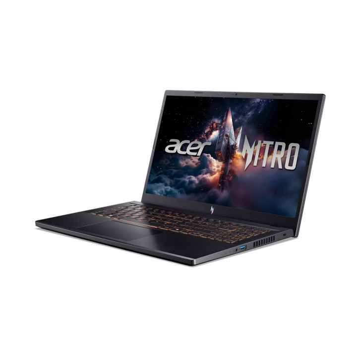 Лаптоп Acer Nitro V15 ANV15-52-79FQ, 15.6" Full HD IPS 165Hz, Intel Core 7 240H, RTX 4050 6GB, 16GB DDR5, 512GB SSD, Free OS - N
