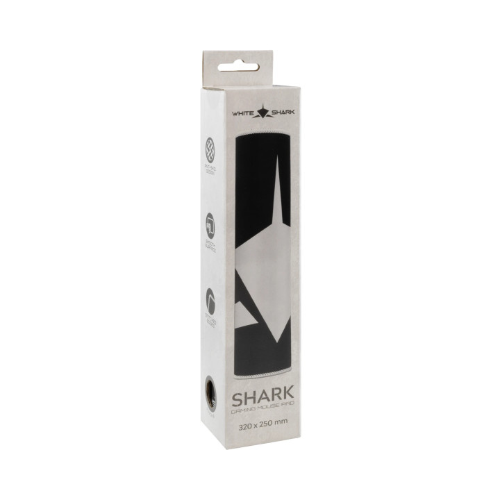 Геймърски пад за мишка White Shark SHARK M, 320x250x3mm, текстил - SHARK-M - 3
