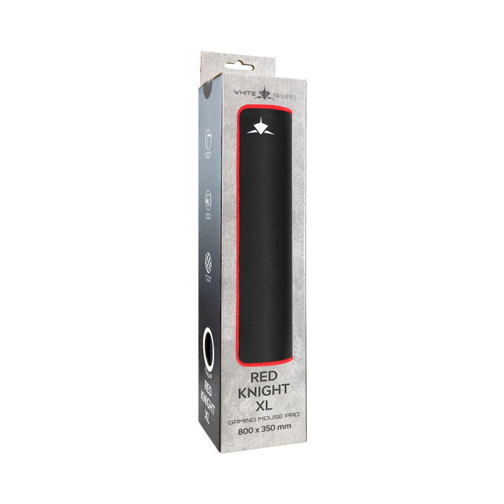 Геймърски пад за мишка White Shark Red Knight XL, 800x350x3mm, текстил - RED-KNIGHT-XL - 3