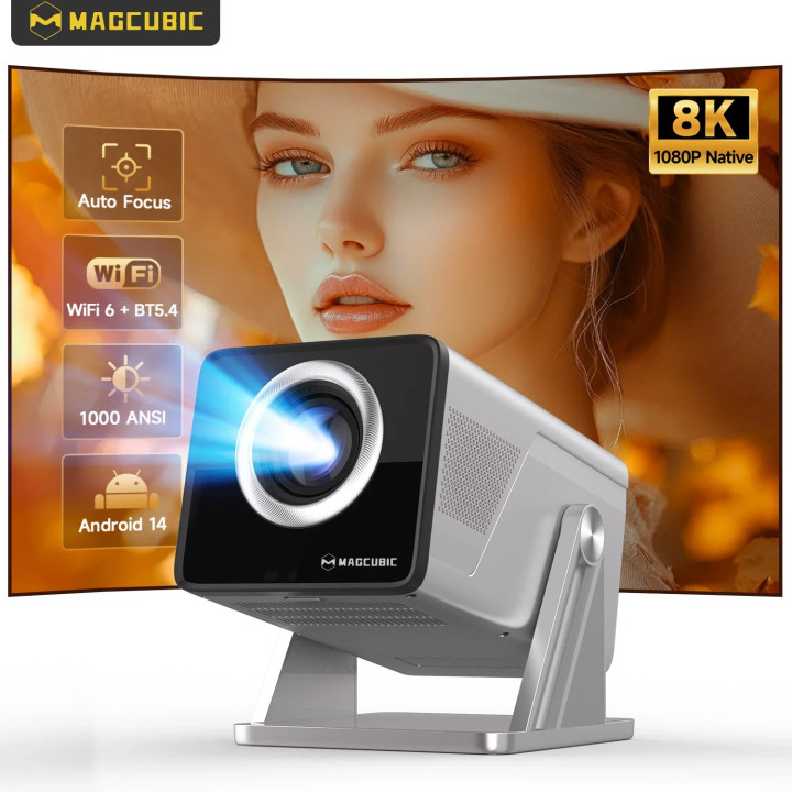 Проектор MagCubic X7, 1080p, Android 14, 2GB RAM, 16GB ROM, 800 ANSI Lumens - MAGCUBIC-X7 - 13