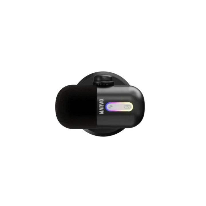 Микрофон Marvo Blast 50, USB/3.5mm, RGB подсветка, шумопотискане - MIC-08-BK - 12