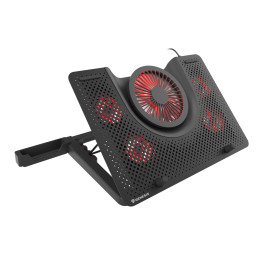 Охлаждаща подложка за лаптоп Genesis Oxid 550, 15.6"-17.3", 5 вентилатора, LED подсветка - NHG-1411 - 1