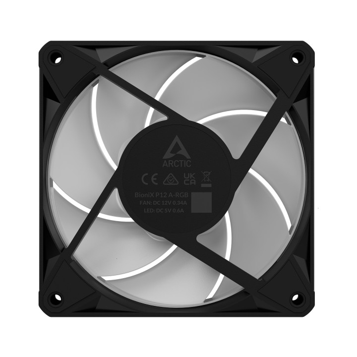 Комплект вентилатори ARCTIC BioniX P12 A-RGB, 120mm PWM 3000 RPM - ACFAN00337A - 8