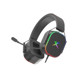 Геймърски слушалки Xtrike ME GH-606, 50mm драйвери, RGB подсветка, 4 pin 3.5mm jack - XTRM-GH-606 - 1