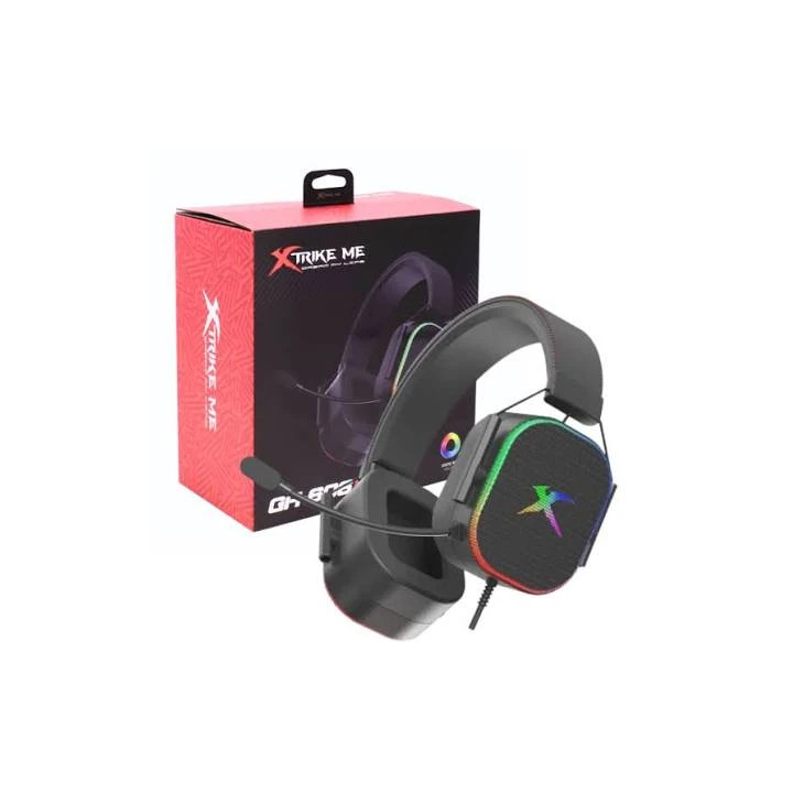 Геймърски слушалки Xtrike ME GH-606, 50mm драйвери, RGB подсветка, 4 pin 3.5mm jack - XTRM-GH-606 - 2