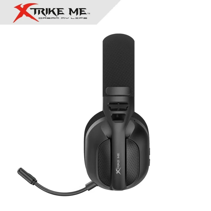 Безжични геймърски слушалки Xtrike ME GH-513W, Bluetooth/2.4G/USB-C, 40mm драйвери, микрофон - XTRM-GH-513W-BK - 4
