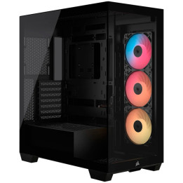 Кутия за компютър CORSAIR 3500X RSR ARGB Tempered Glass Mid-Tower, Black - CC-9011322-WW - 1