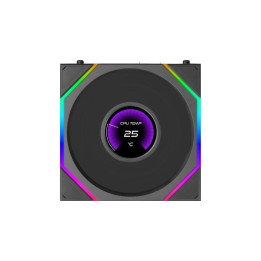 Вентилатор Lian Li UNI FAN TL LCD FLEX, 120mm RGB LCD дисплей - 12TLLCD1F1B - 1