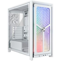 Кутия за компютър Corsair iCUE 4000X RS, Mid-Tower, Бяла, Tempered Glass - CC-9011303-WW - 1