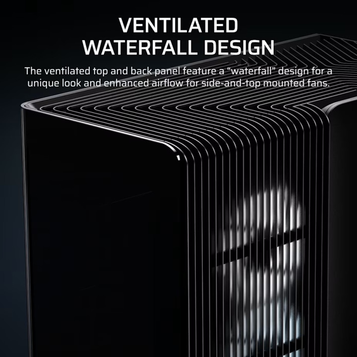Кутия за компютър CORSAIR 4500X RS-R ARGB, Mid-Tower, Tempered Glass, ATX/E-ATX/mATX/Mini-ITX, Черна - CC-9011314-WW - 4