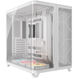 Кутия за компютър CORSAIR 5400 RS-R ARGB, Mid-Tower, Tempered Glass, White - CC-9011319-WW - 1