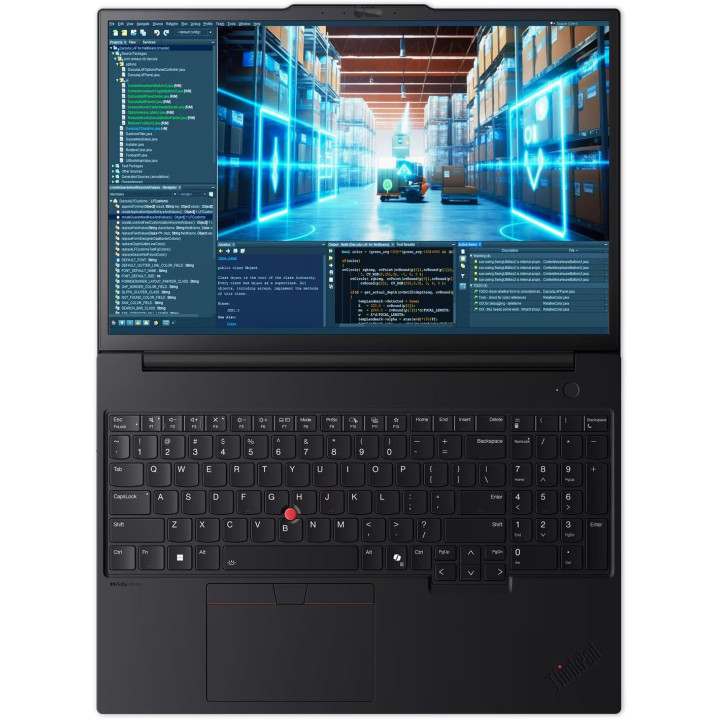 Лаптоп Lenovo ThinkPad P16v G3 Intel Core Ultra 7 255H, 16" WUXGA IPS, Intel Core Ultra 7 255H, RTX PRO 500 6GB, 32GB DDR5, 1TB 