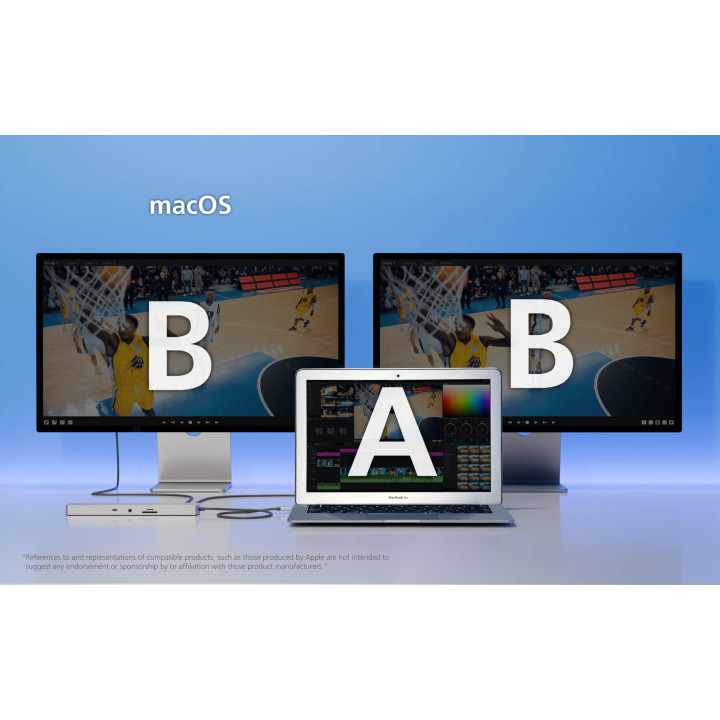 Докинг станция ATEN UH3240, 11-in-1 USB-C Multiport, 2x HDMI, LAN, 3.5mm, USB-C, SD/microSD, 3x USB 3.2, Power Pass-Through - UH