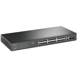28-портов гигабитен Easy Smart комутатор TP-Link TL-SG1428PE с 24-PoE  порта и 2 SFP слота