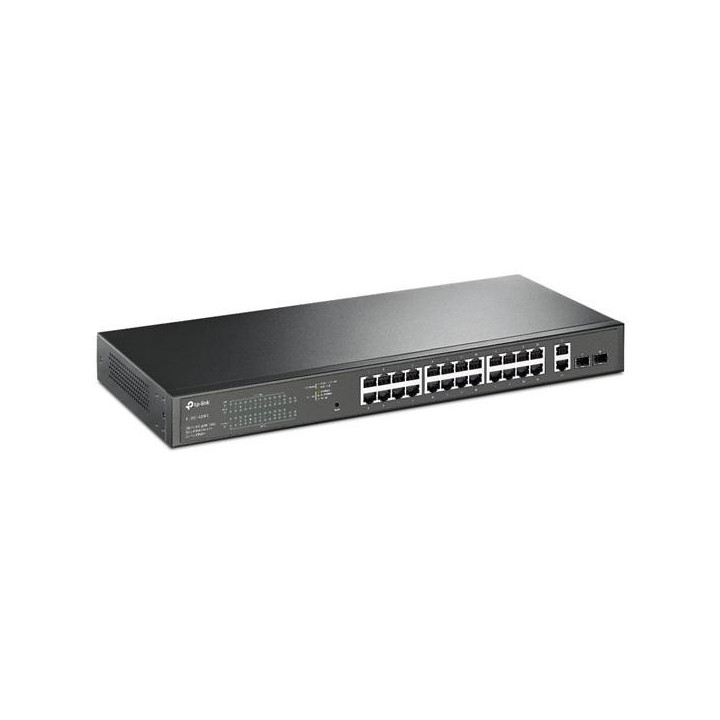 28-портов гигабитен Easy Smart комутатор TP-Link TL-SG1428PE с 24-PoE  порта и 2 SFP слота
