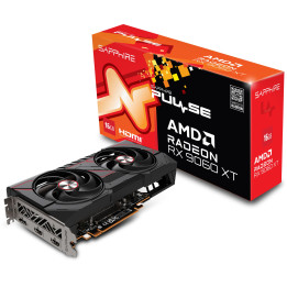Видео карта Sapphire PULSE AMD Radeon RX 9060 XT GAMING OC 16GB DUAL, 128 bit  - 11350-03-20G - 1
