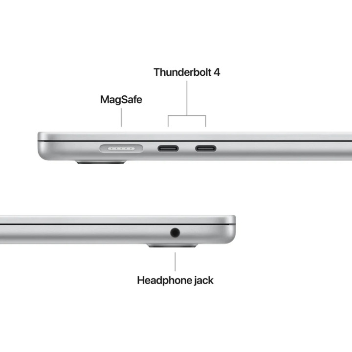 Лаптоп Apple MacBook Air 15.3, 15.3" Liquid Retina (2880x1864) IPS, Apple M5 (10-core CPU), 10-core GPU, 16GB unified memory, 51