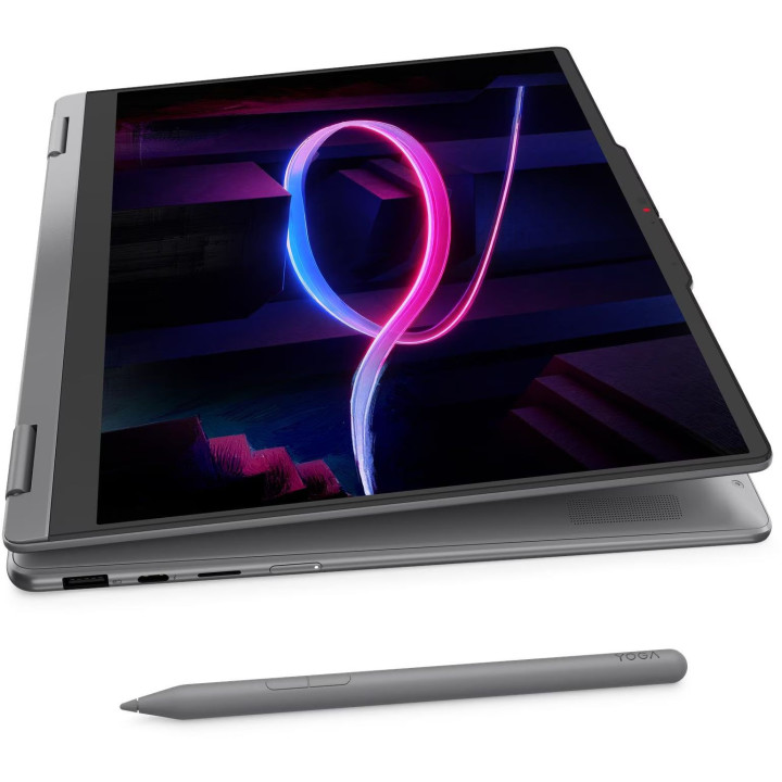 Лаптоп Lenovo Yoga 7 2-in-1 14IPH11 Aura Edition, 14.0", 2.8K, тъчскрийн, Intel Core Ultra 7 355, Intel Graphics 4 Xe3, 32 GB, 1