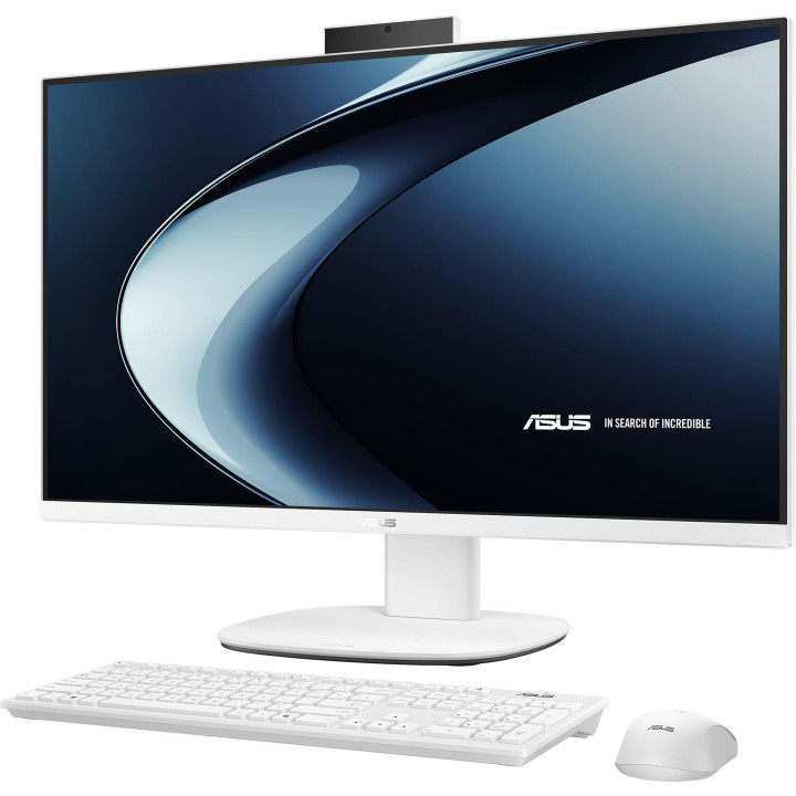 All in One компютър ASUS ExpertCenter V400 V470VA, 27" Full HD IPS, Intel Core 7 240H, 16GB DDR5, 512GB SSD, Win 11 Home - 90PT0