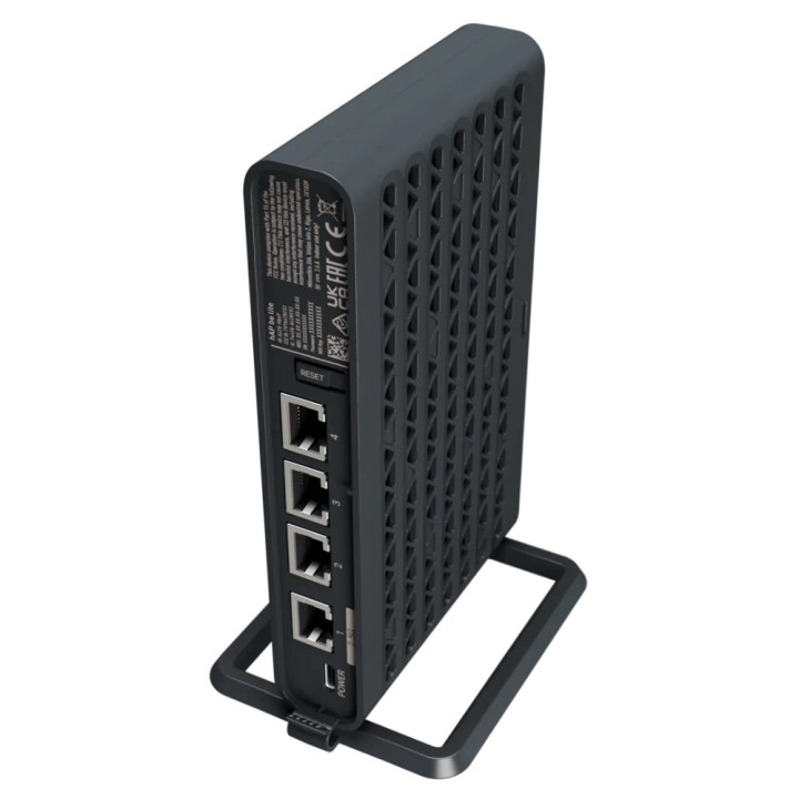 Безжичен Wi-Fi 7 рутер MikroTik hAP be lite, 4x Gigabit портa - A42G-HBEP - 1