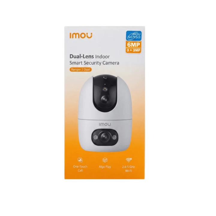 IP камера IMOU Ranger 2C Dual, 10MP, Wi-Fi Pan&Tilt, H.265, 3.6mm обектив, 355° завъртане, IR 15m, Micro SD до 512GB - IPC-S20CP