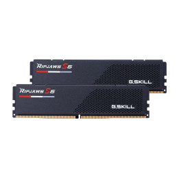 RAM памет G.SKILL Ripjaws S5 Black 128GB(2x64GB) DDR5 6400MHz, CL36 - Intel XMP - F5-6400J3644F64GX2-RS5K - 1