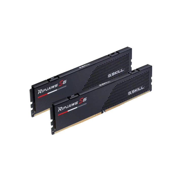 RAM памет G.SKILL Ripjaws S5 Black 128GB(2x64GB) DDR5 6400MHz, CL36 - Intel XMP - F5-6400J3644F64GX2-RS5K - 2
