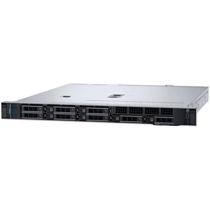 Сървър DELL EMC PowerEdge R360, Xeon 6353P 2.7GHz 8C/16T, 32GB UDIMM DDR4 ECC, 2TB HDD SATA, Dual 700W PSU, 3Y NBD - EMEA_PER360