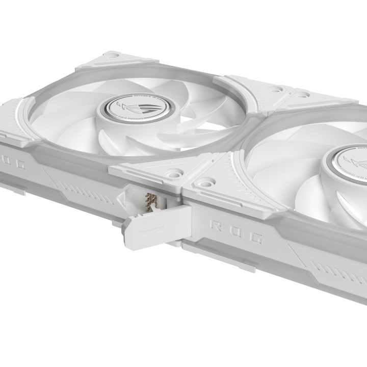 Комплект вентилатори ASUS ROG Strix GR120 ARGB, 3x 120mm обратно въртене, бели - 90DA00K3-B09020 - 6