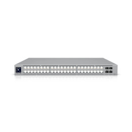 Комутатор Ubiquiti USW-Pro-XG-48-PoE, Layer 3 Etherlighting™ PoE+++ суич, 16x2.5GbE + 32x10GbE + 4x25GbE SFP28  порта, 1080W - 1