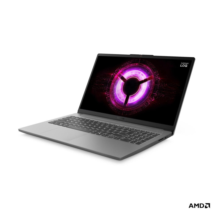 Лаптоп Lenovo LOQ 15ARP10E, 15.6" FHD IPS 144Hz, Ryzen 7 7735HS, RTX 4050 6GB, 16GB DDR5, 512GB SSD, Free OS - 83S000AMBM - 2