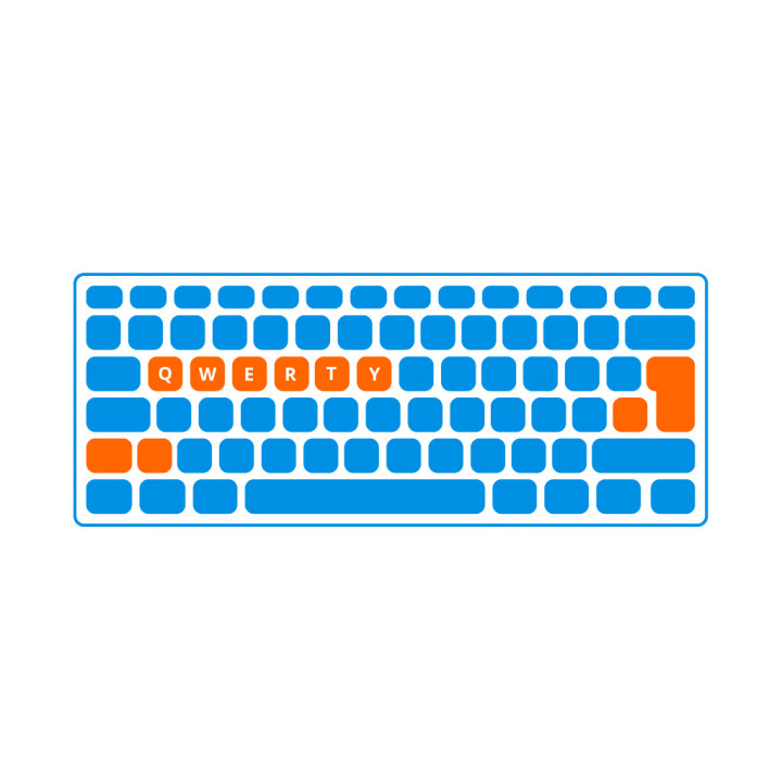 Безжична клавиатура с тъчпад Logitech K400 Plus, USB приемник, 10m обхват, тъмно синя - 920-007143 - 7