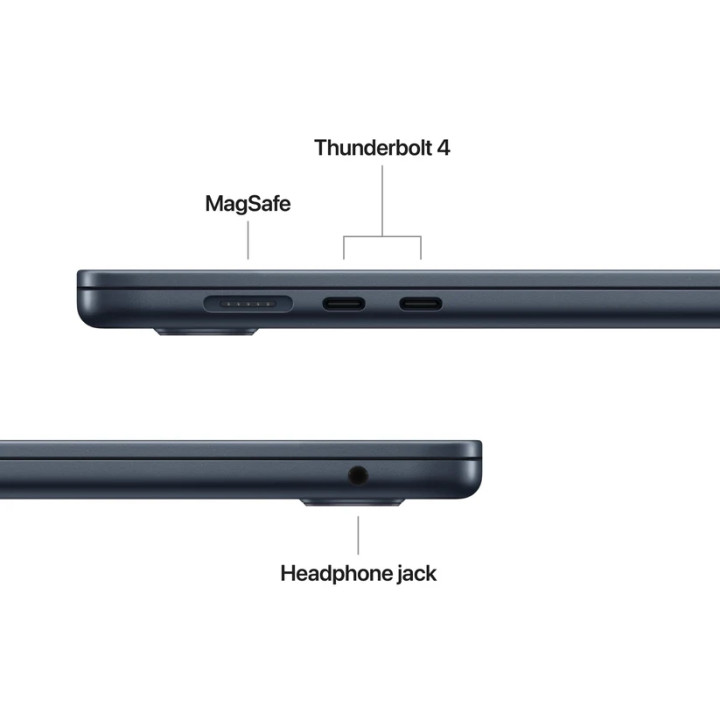 Лаптоп Apple MacBook Air 15.3", Apple M5 (10-core CPU, 10-core GPU), 16GB, 1TB SSD, macOS - MDVK4ZE/A - 4