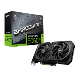 Видео карта MSI Nvidia GeForce RTX 5060 Ti 16G SHADOW 2X OC PLUS, 128bit - 912-V535-003 - 1
