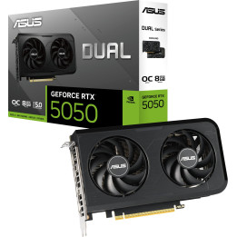 Видео карта Asus DUAL GeForce RTX 5050 OC 8GB GDDR6, 128bit - 90YV0N72-M0NA00 - 1