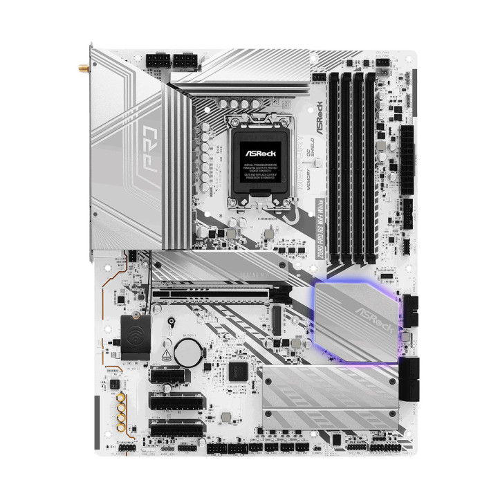 Дънна платка AsRock Z890 Pro RS WiFi White, ATX, LGA1851, DDR5 - 2